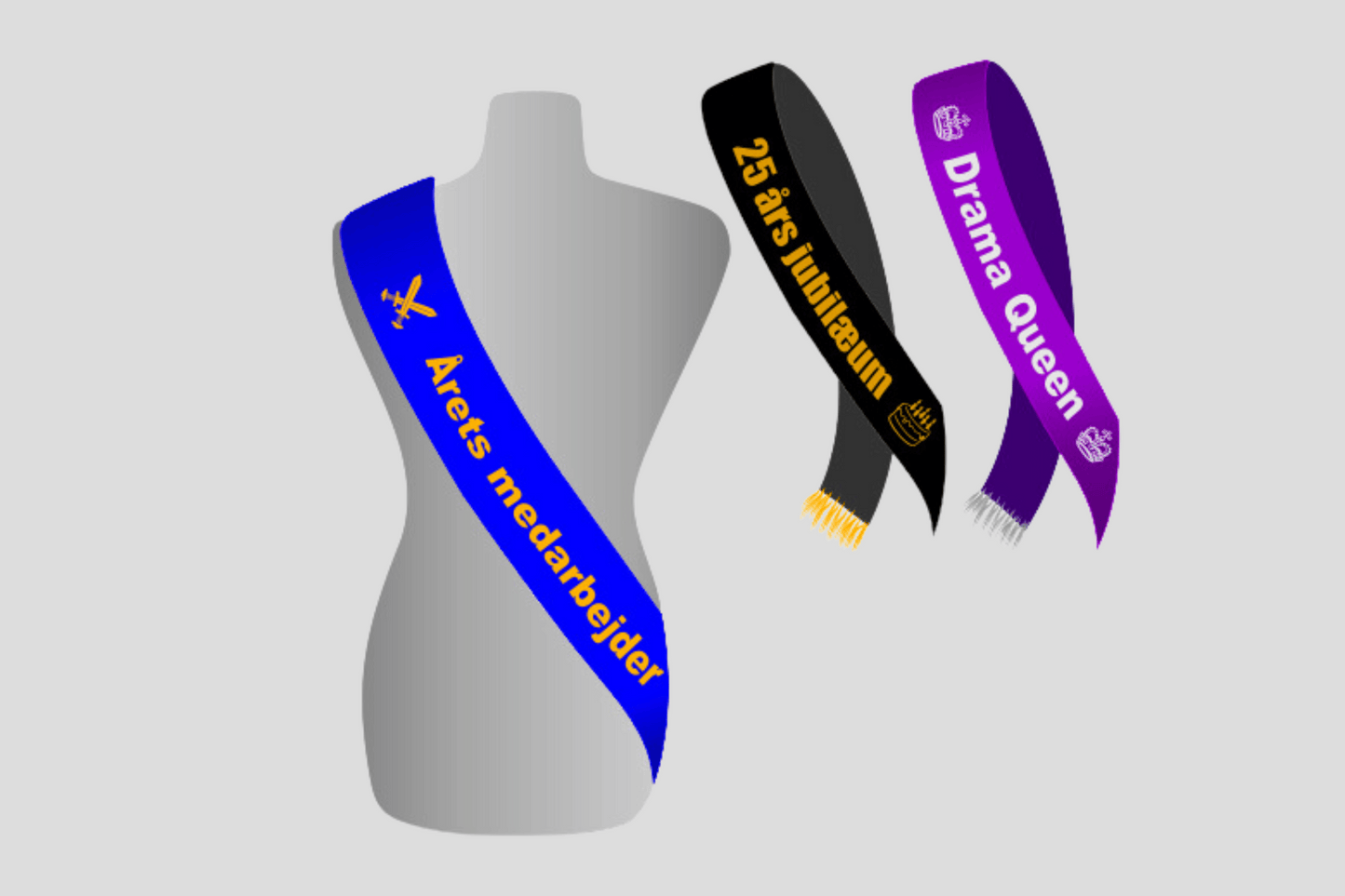 Sashes with Print Ribbon JM Band®