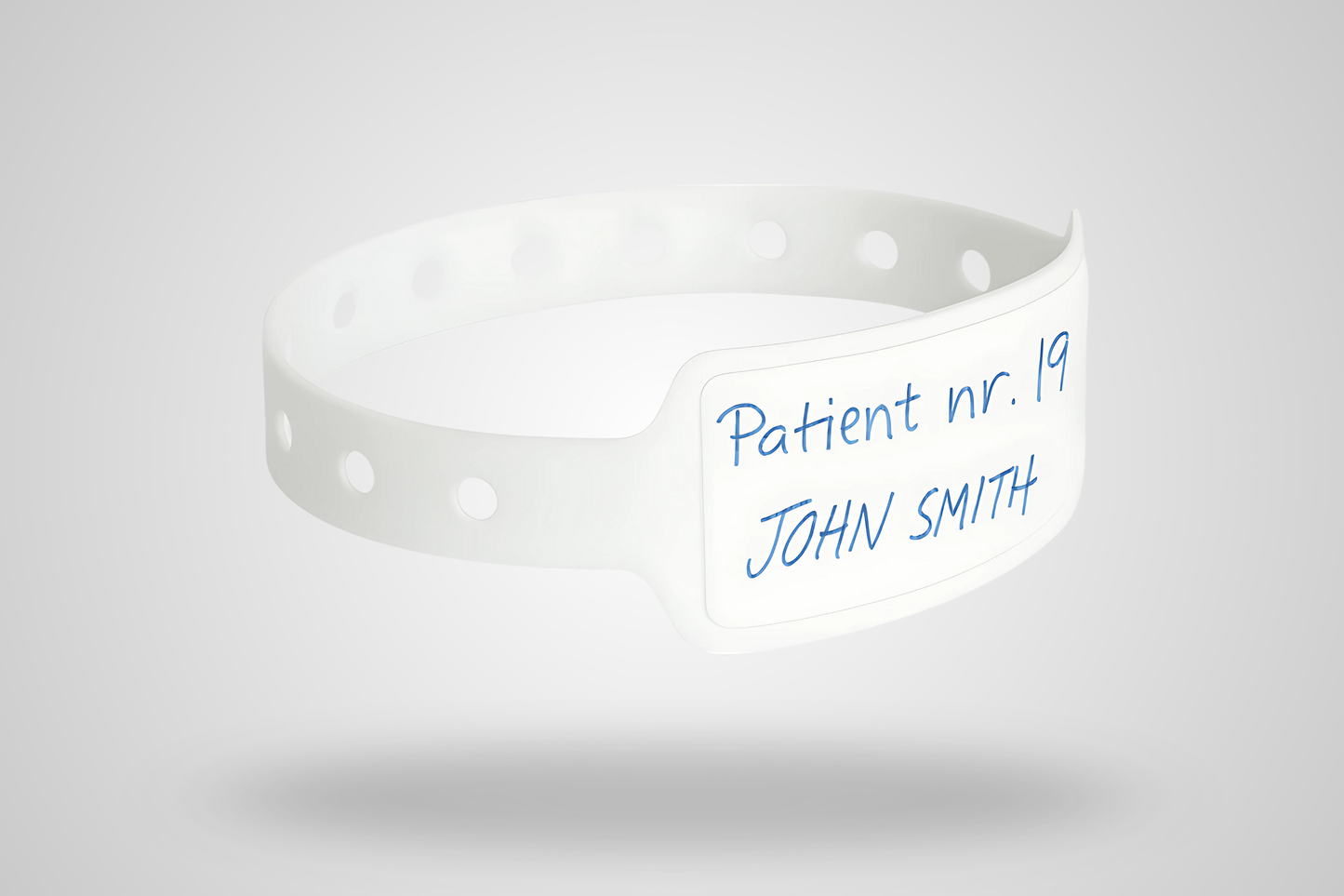 Patient Aarmband mat Plastikstasche
