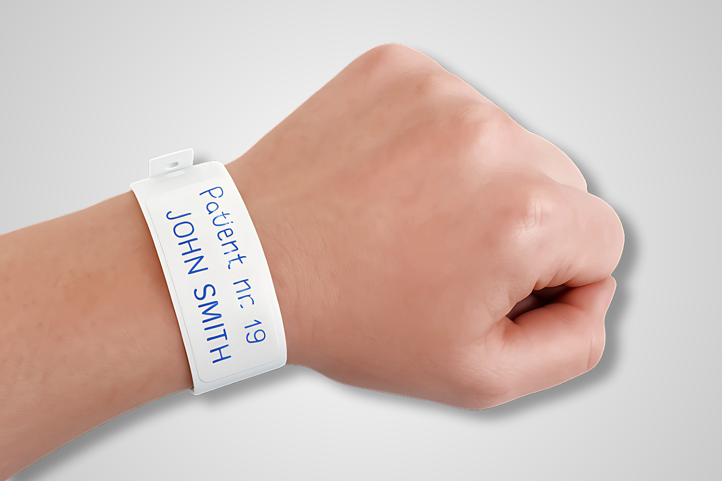 Patient Aarmband mat Plastikstasche