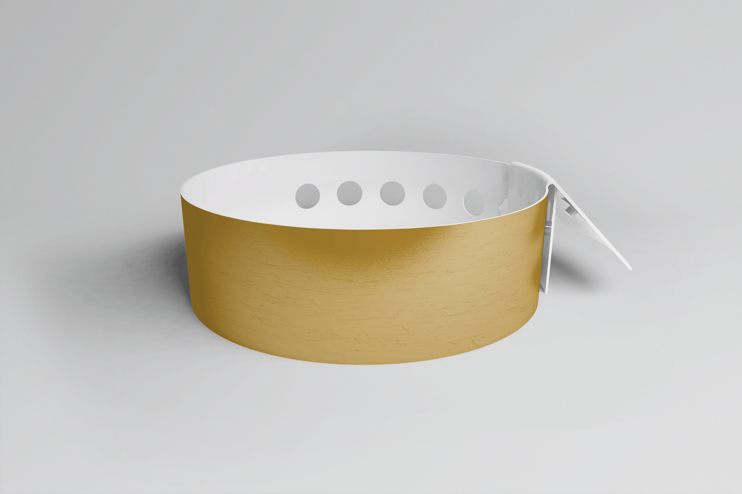 Plain L Shape - Plain Wristband Vinyl Wristbands JM Band® 1 Bronze