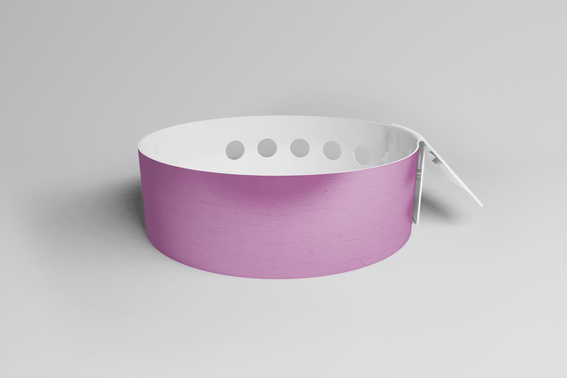 Plain L Shape - Plain Wristband Vinyl Wristbands JM Band® 1 Purple