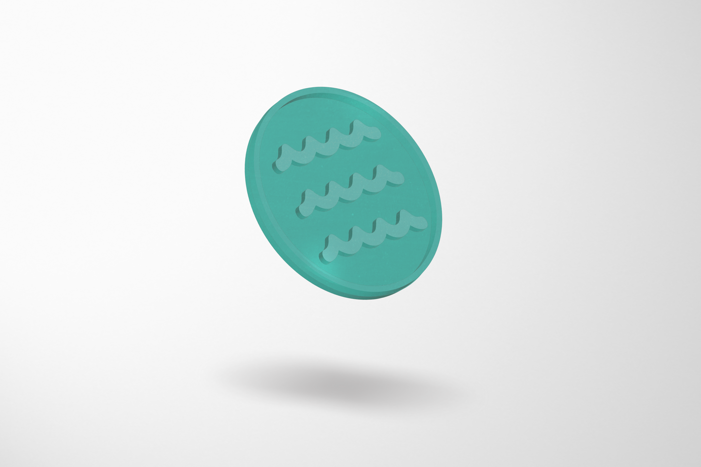 A photo of Recycled Ocean Plastic Tokens from JM Band®. Purchase Tokens in 29 mm here.