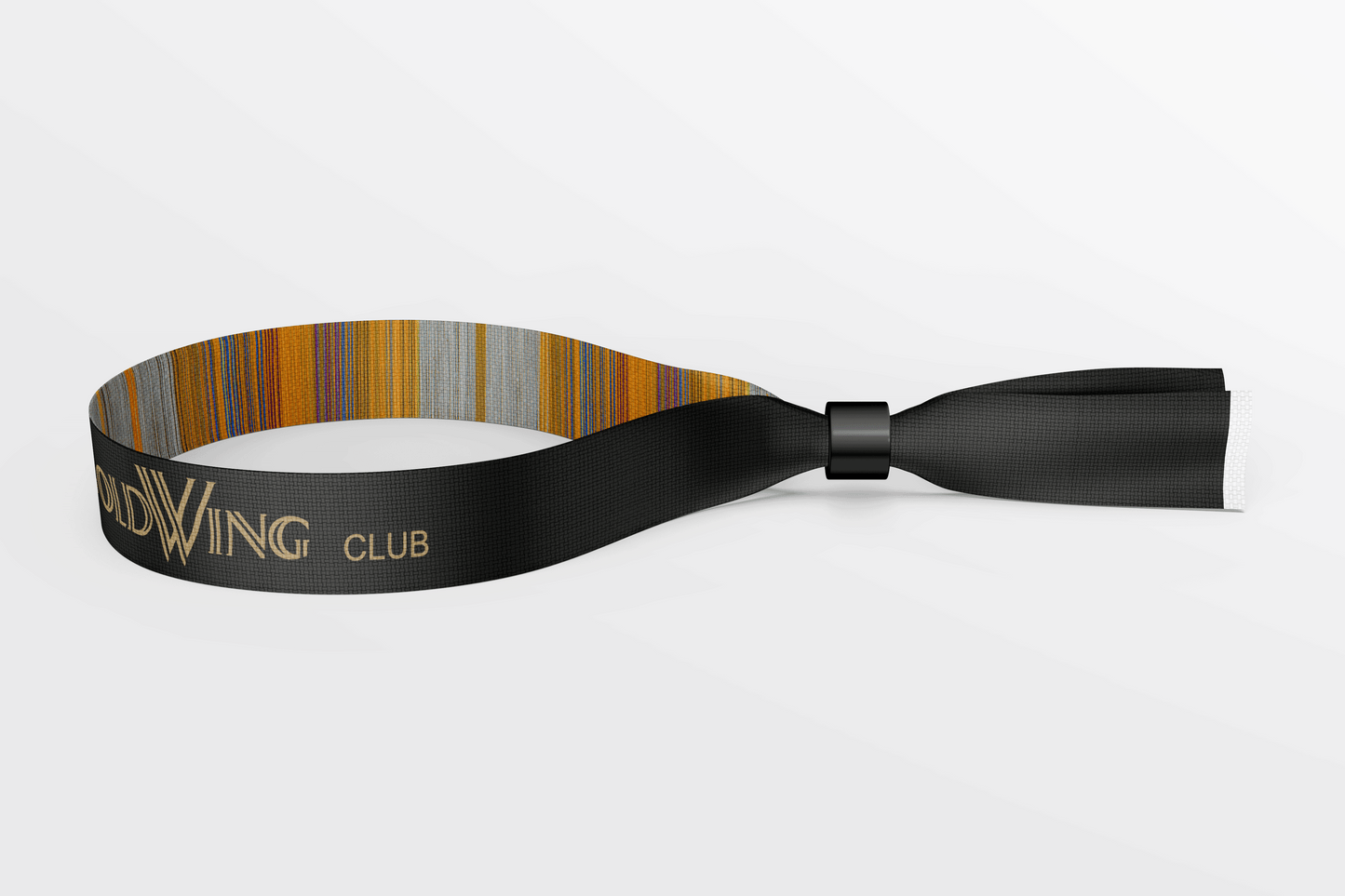 Festival Wristbands Woven with Metallic Thread Fabric Wristbands JM Band®