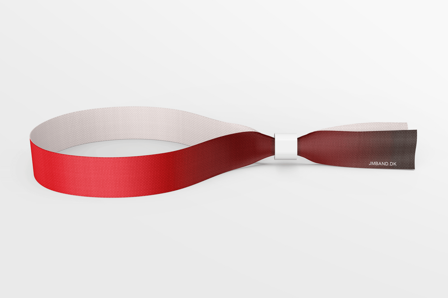 ECO PET Festival Wristbands in Stock Fabric Wristbands JM Band® 1 Red
