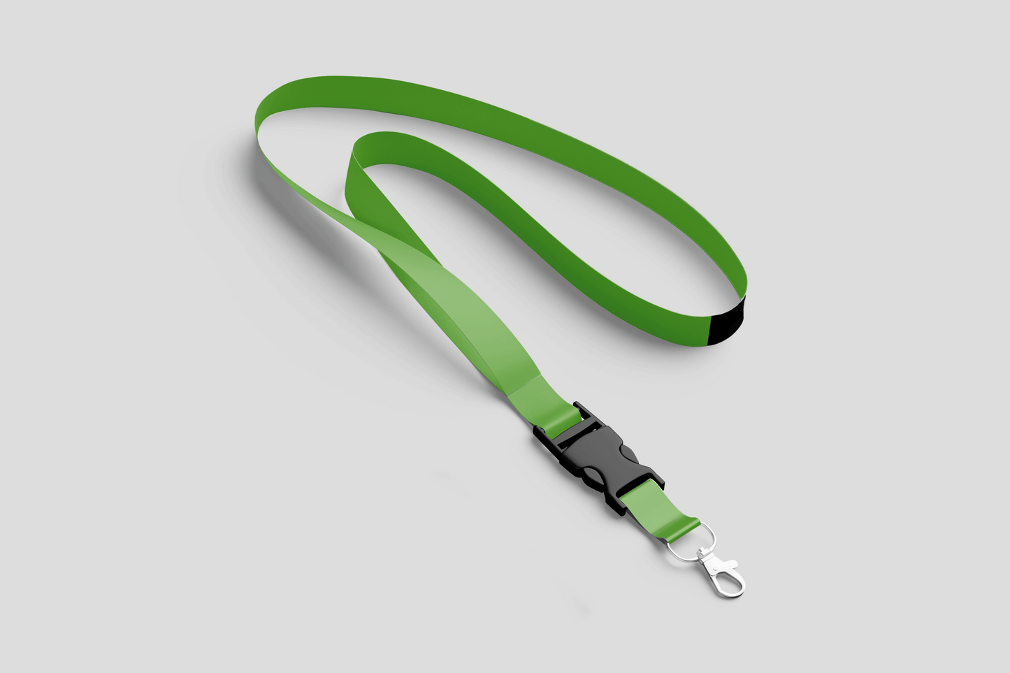 Plain Lanyards Lanyards JM Band EU 1 Green