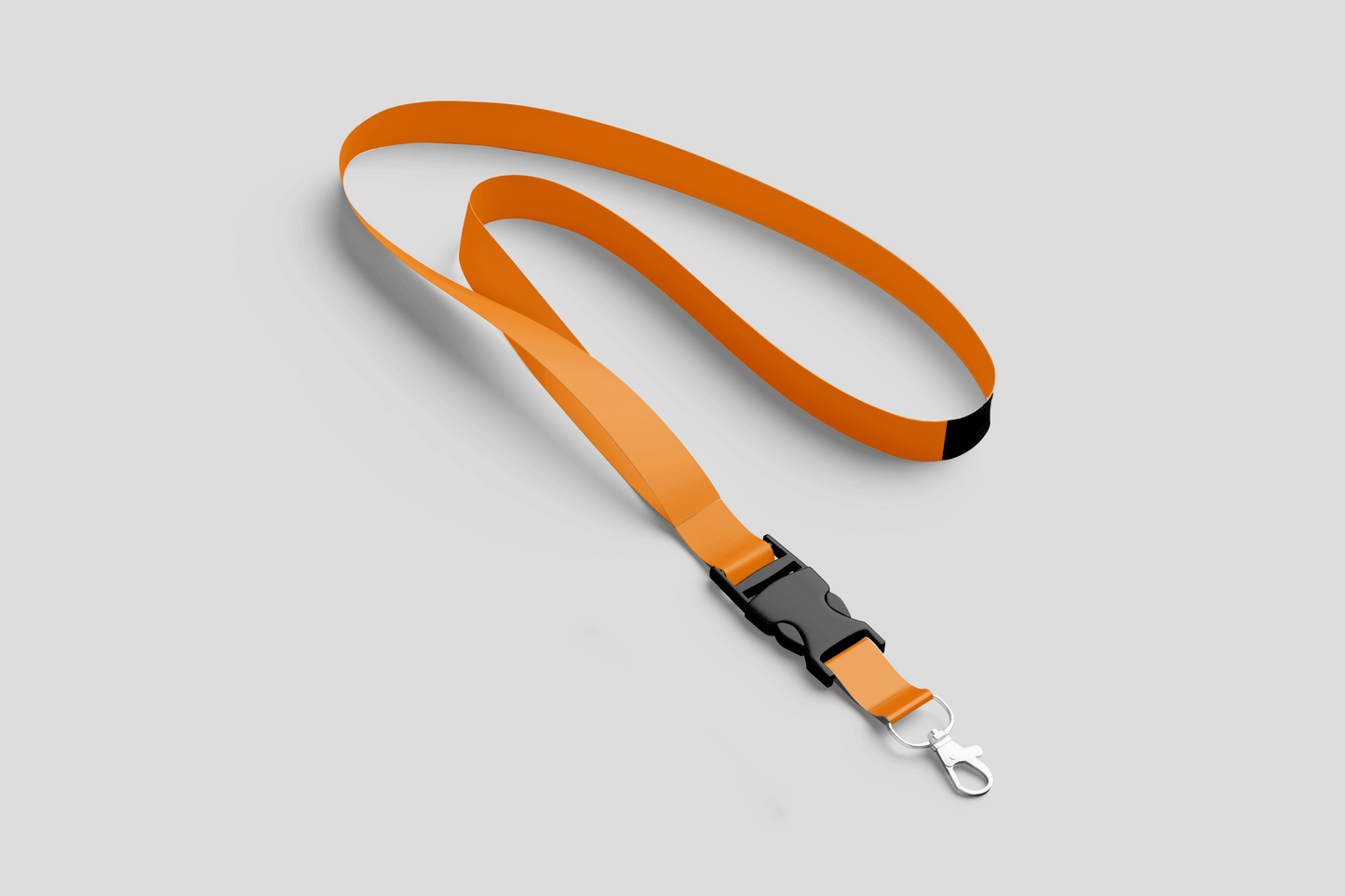 Plain Lanyards Lanyards JM Band EU 1 Orange