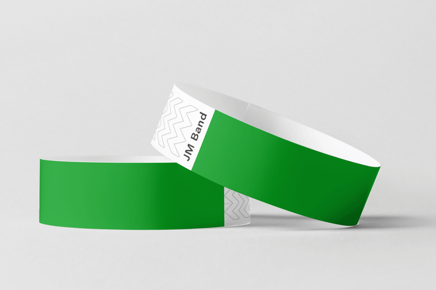 Paper Wristbands - Plain Stock Paper wristbands JM Band® 10 Dark Green