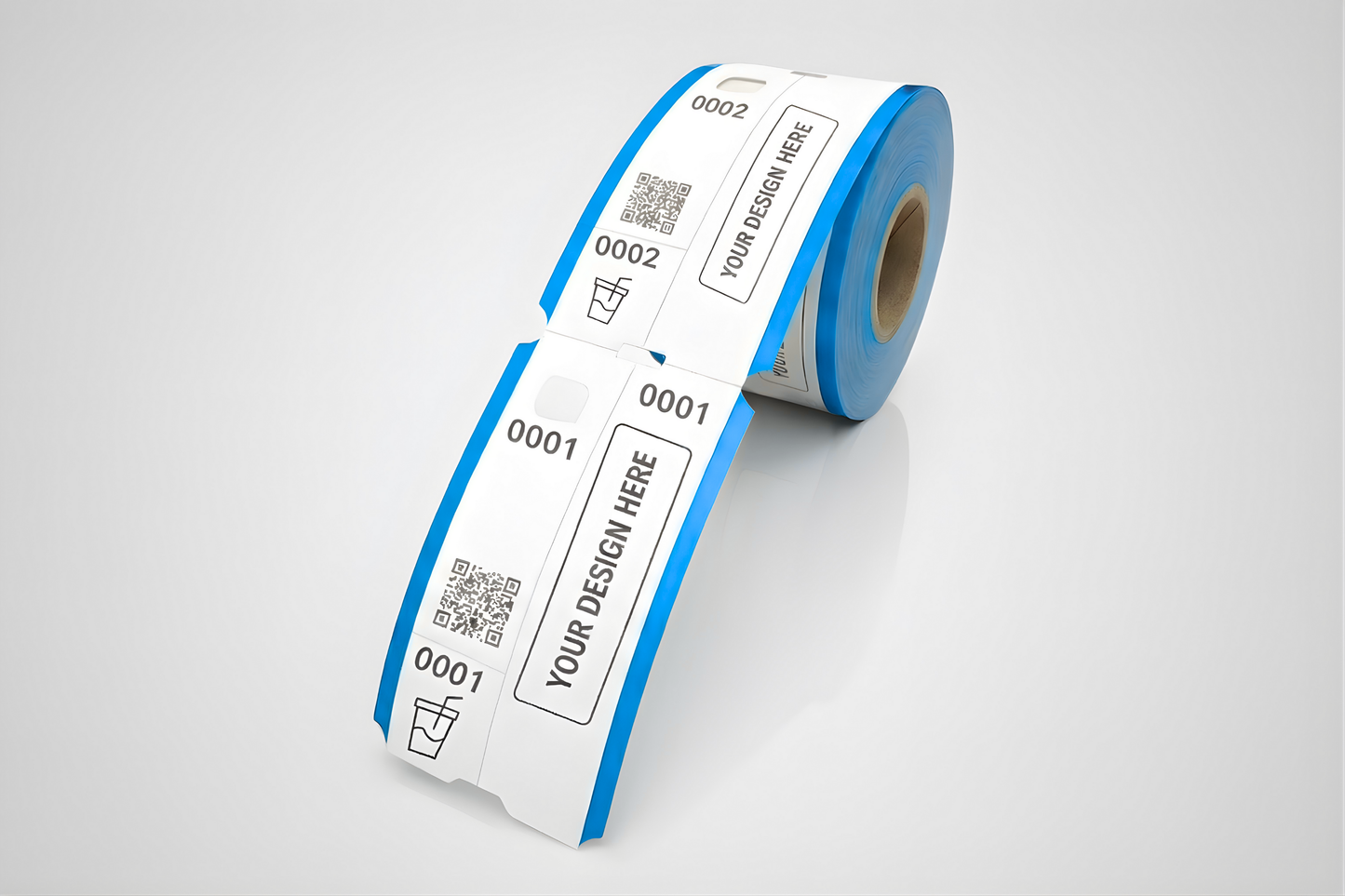 Billets de vestiaire en 3 parties avec impression - Renseignez-vous