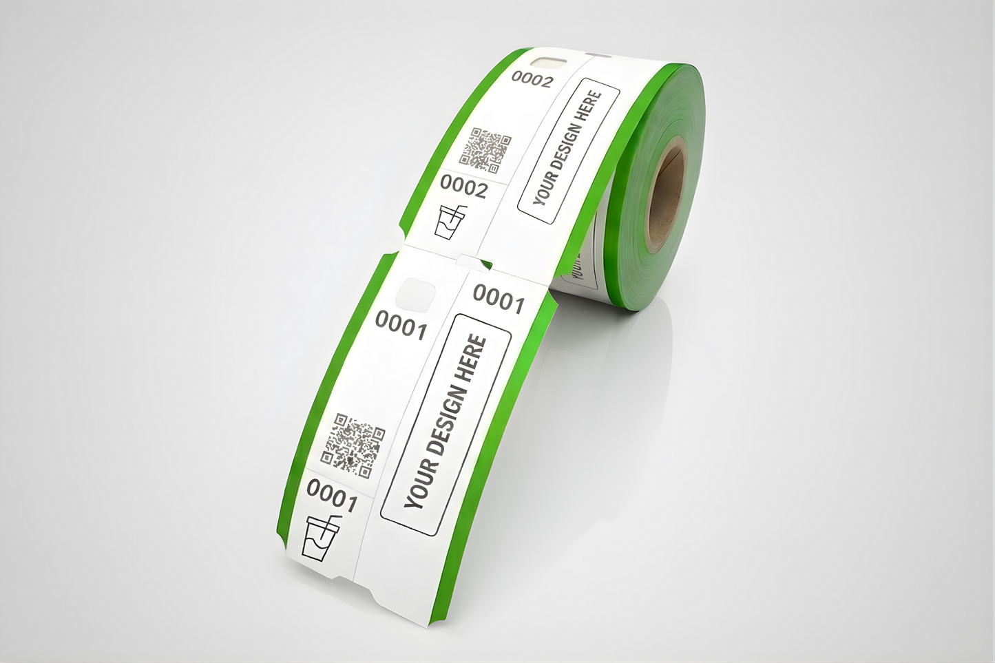 Billets de vestiaire en 3 parties avec impression - Renseignez-vous