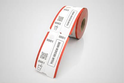 Billets de vestiaire en 3 parties avec impression - Renseignez-vous