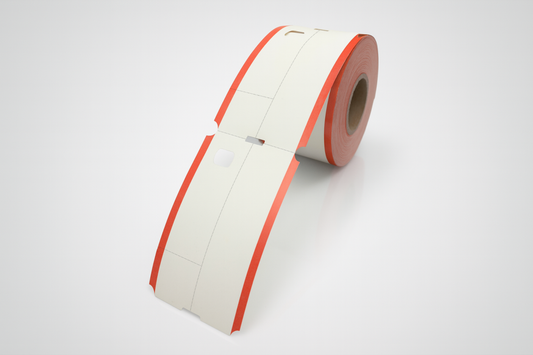 Billets de vestiaire thermique en 3 parties en rouleau