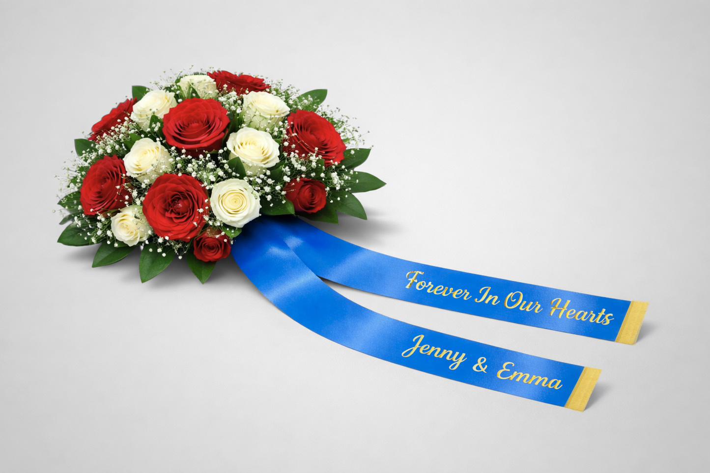 Bouquet Ribbon mat Print
