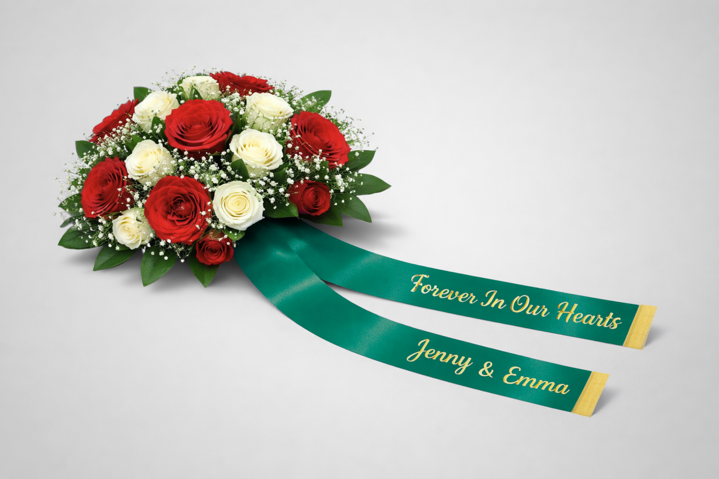Bouquet Ribbon mat Print