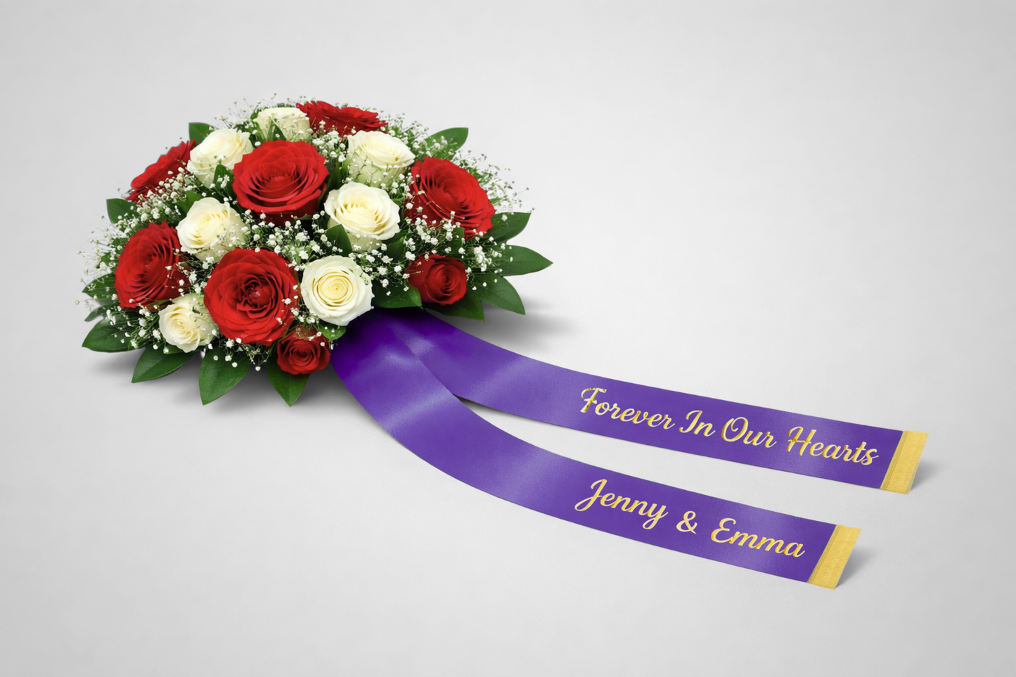 Bouquet Ribbon mat Print
