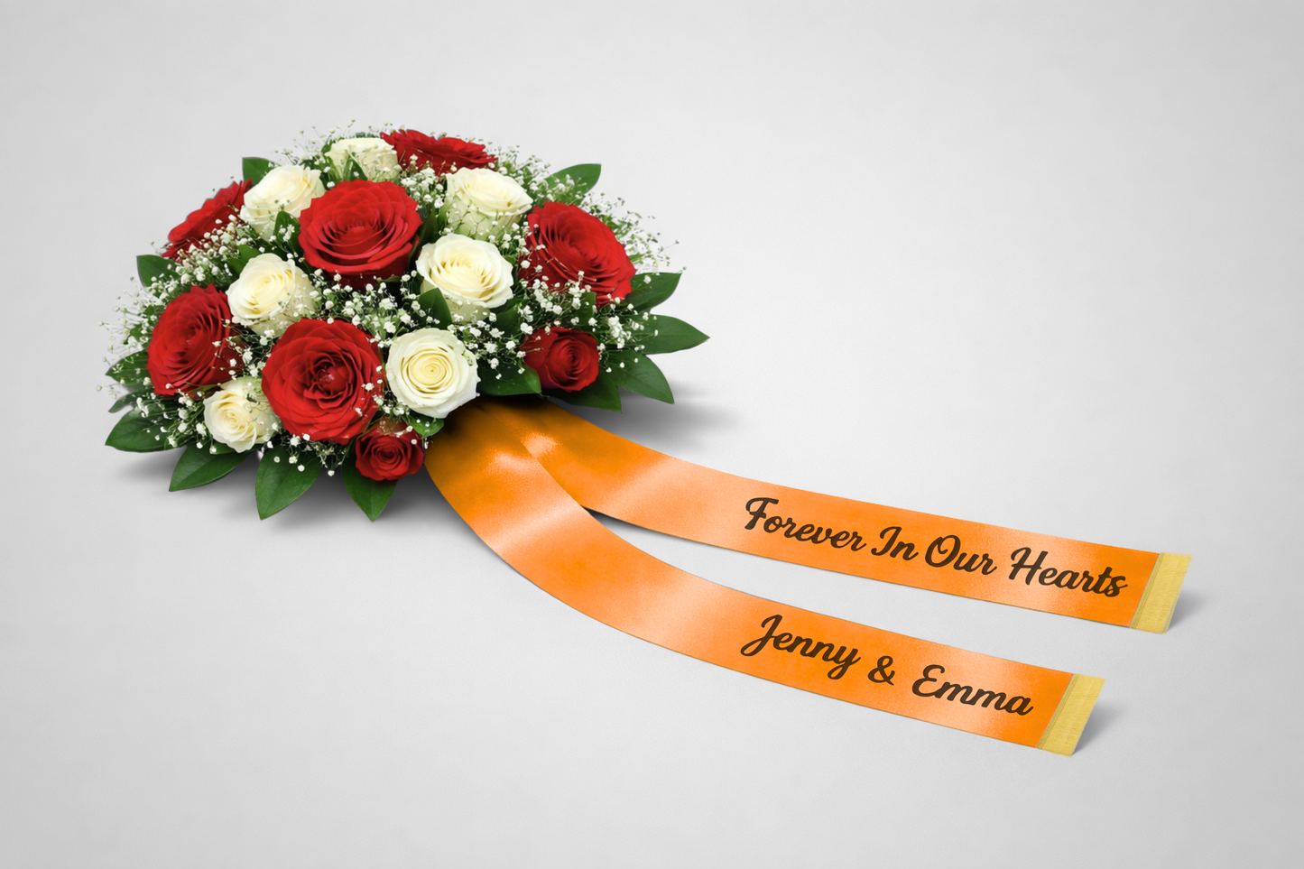 Bouquet Ribbon mat Print