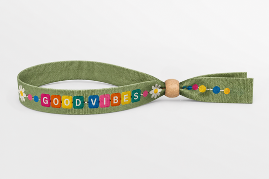 Bracelets en coton avec impression couleur