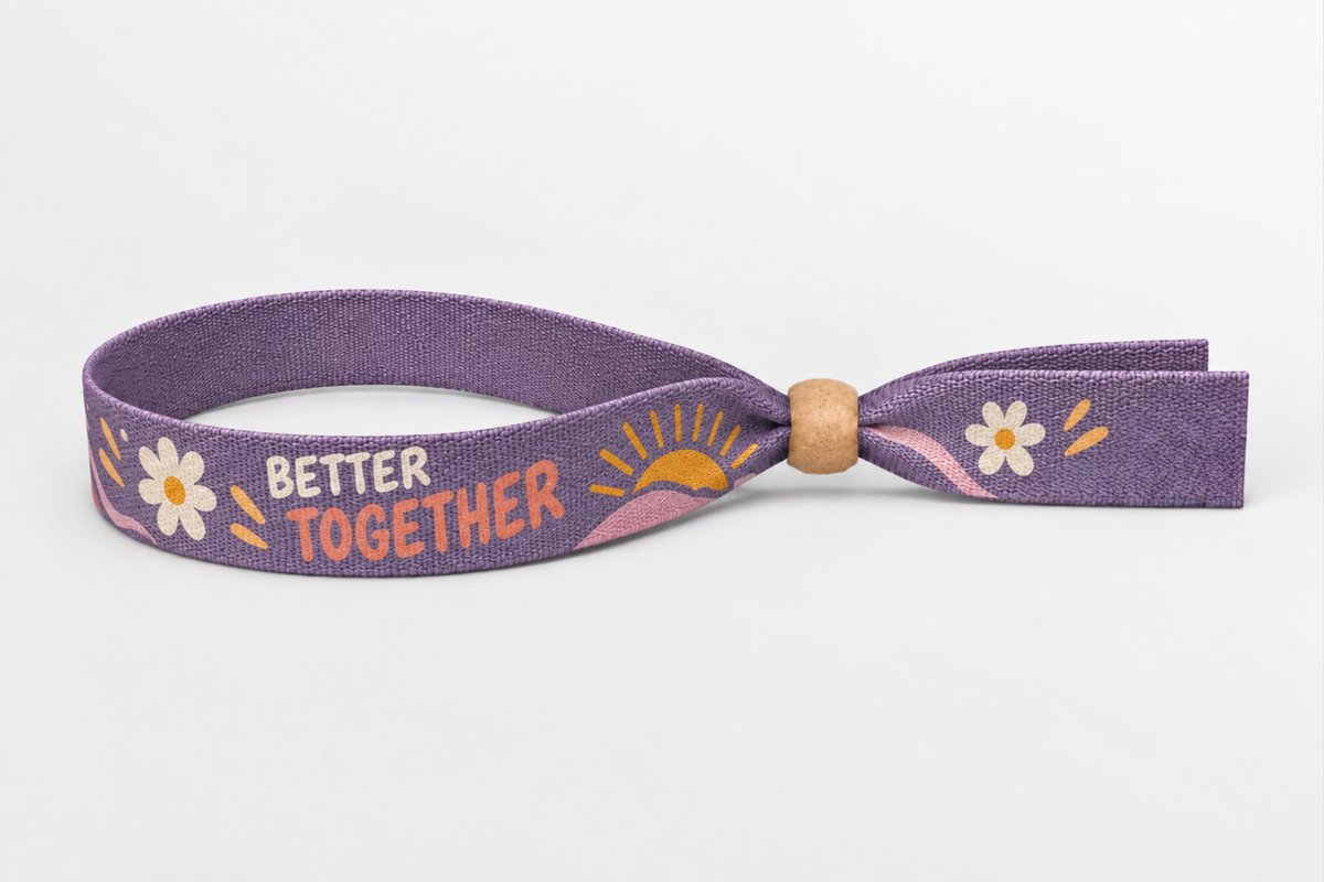 Mof Kottengaarmband mat Better Together Drock