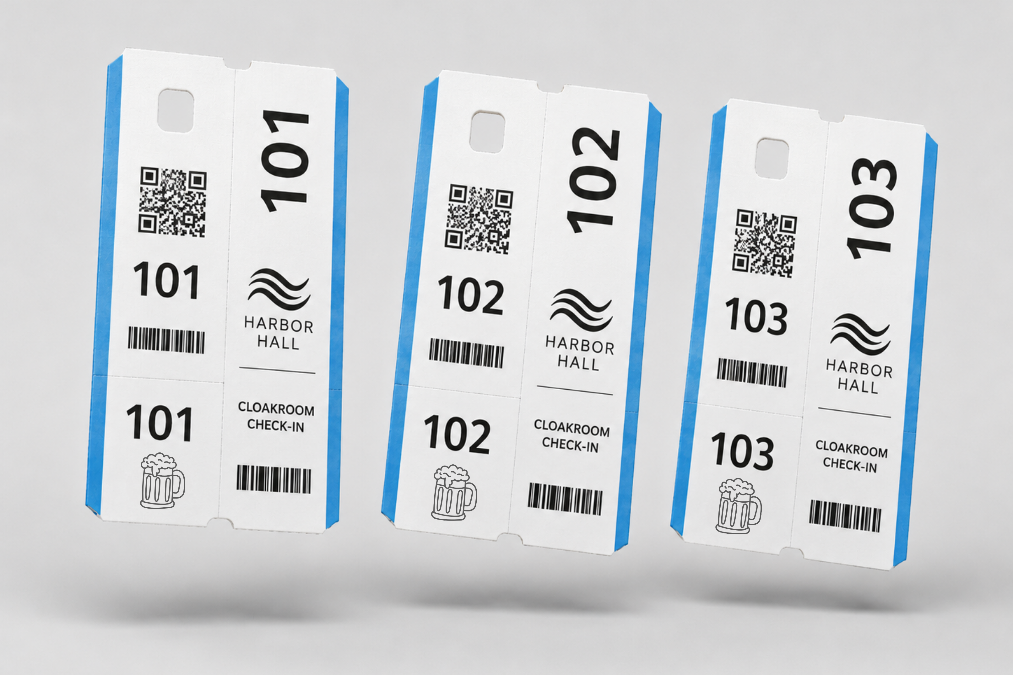 Garderob Ticket