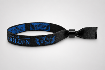 Festival Braceleten gewéckelt mat metallesche Fuedem