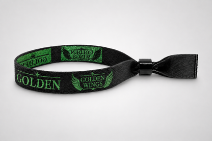 Festival Braceleten gewéckelt mat metallesche Fuedem