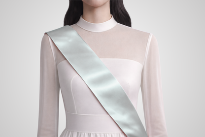 Gro ECO Satin Bestellungsband ouni Drock vu JM Band®.
