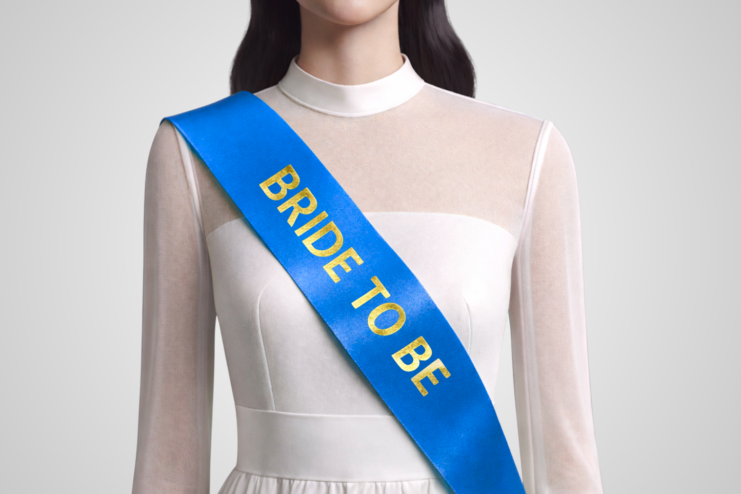 Ruban de commande bleu personnalisé avec options de personnalisation proposées par JM Band®.