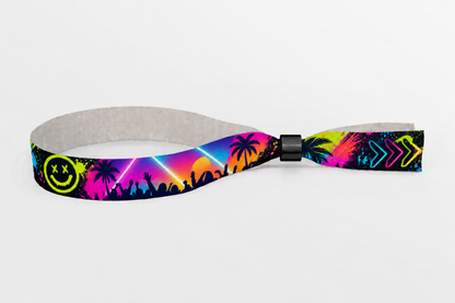Bracelets de festival imprimés