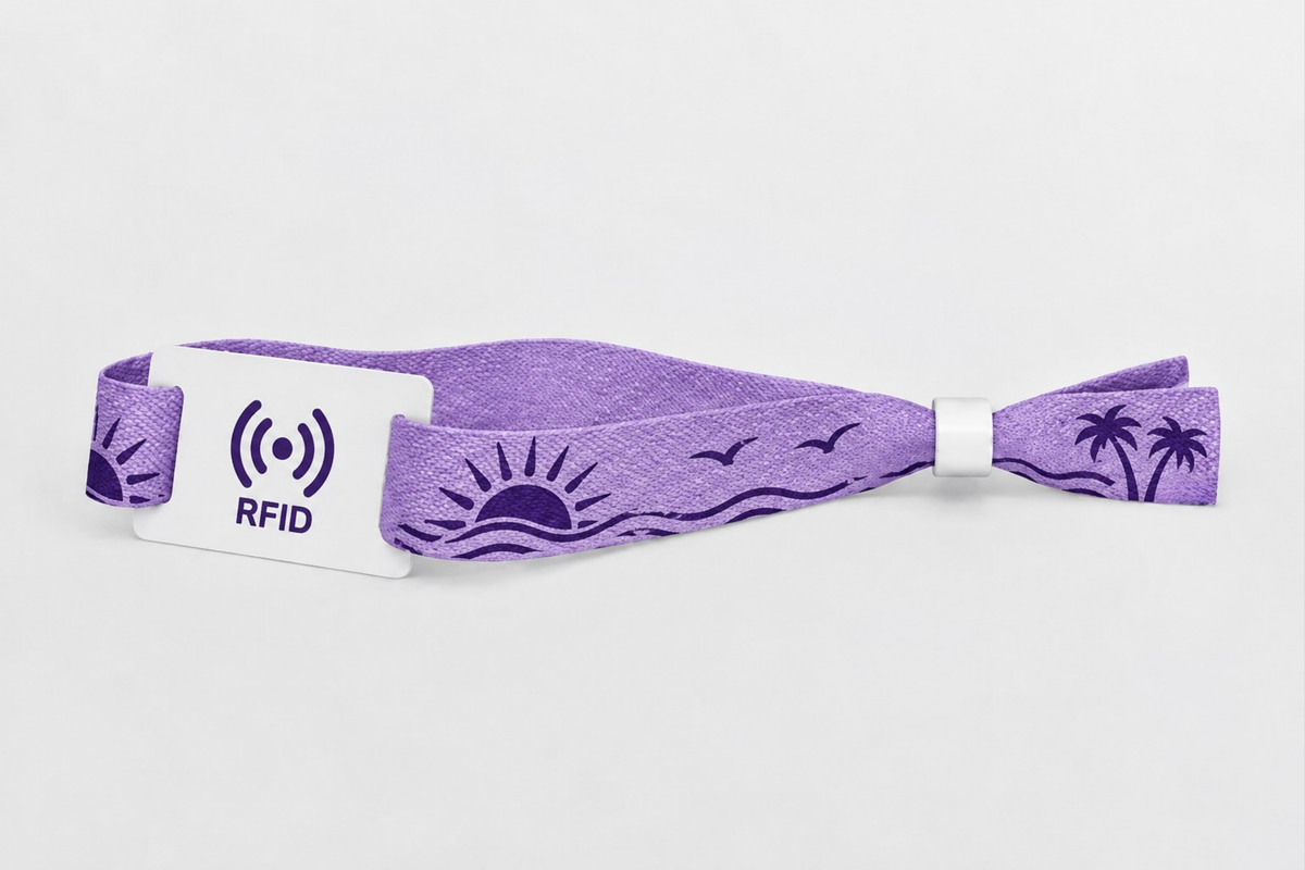 RFID Bambus Stoff Armbänner mat Drock