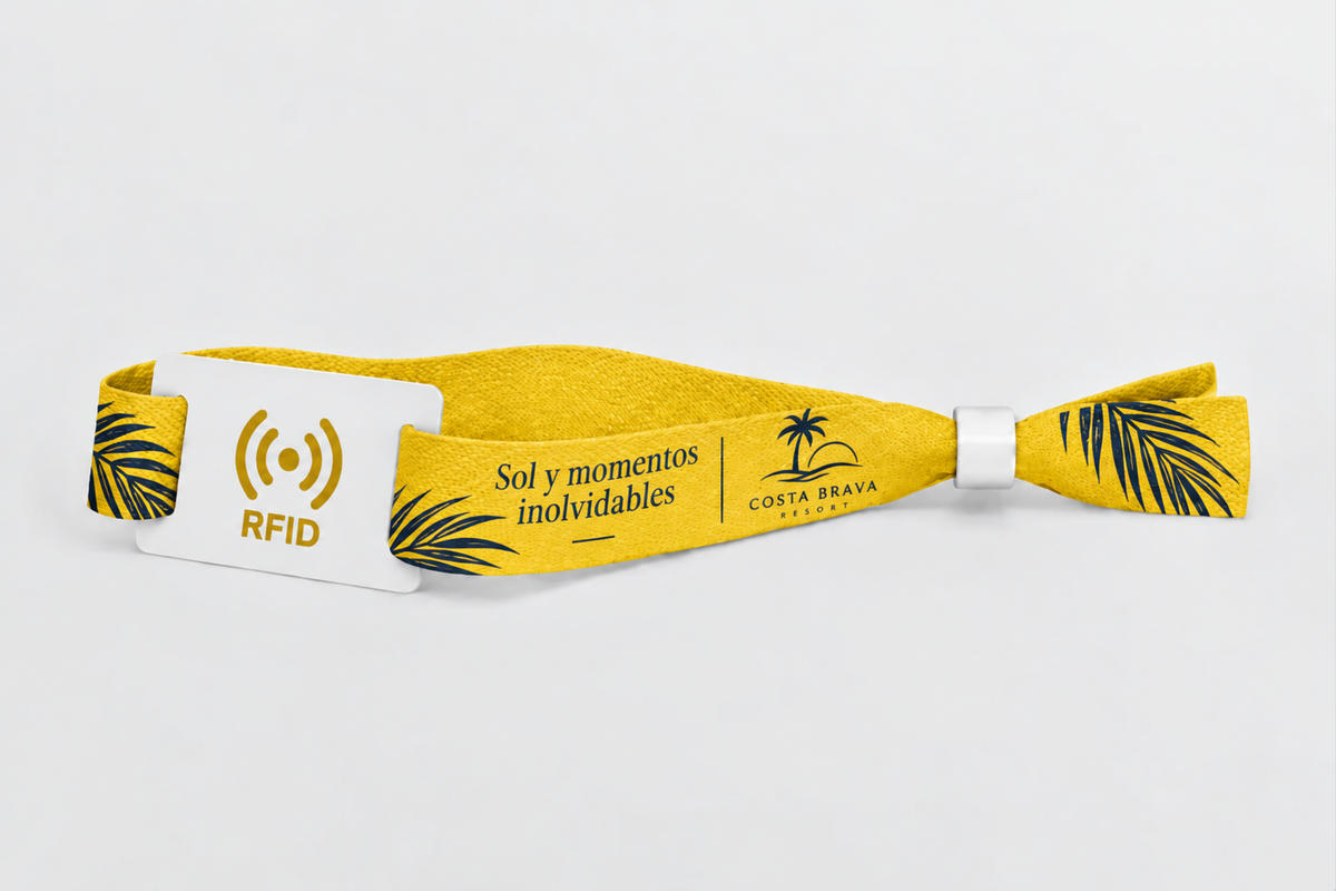 RFID Bambus Stoff Armbänner mat Drock