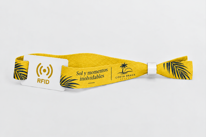 RFID Bambus Stoff Armbänner mat Drock