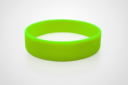 Silicone wristbands without print for children
