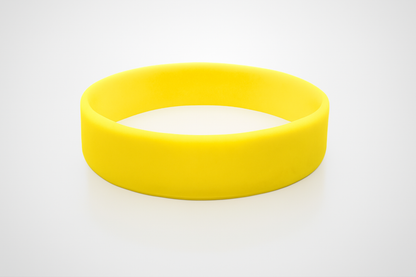 Silicone wristbands without print for children
