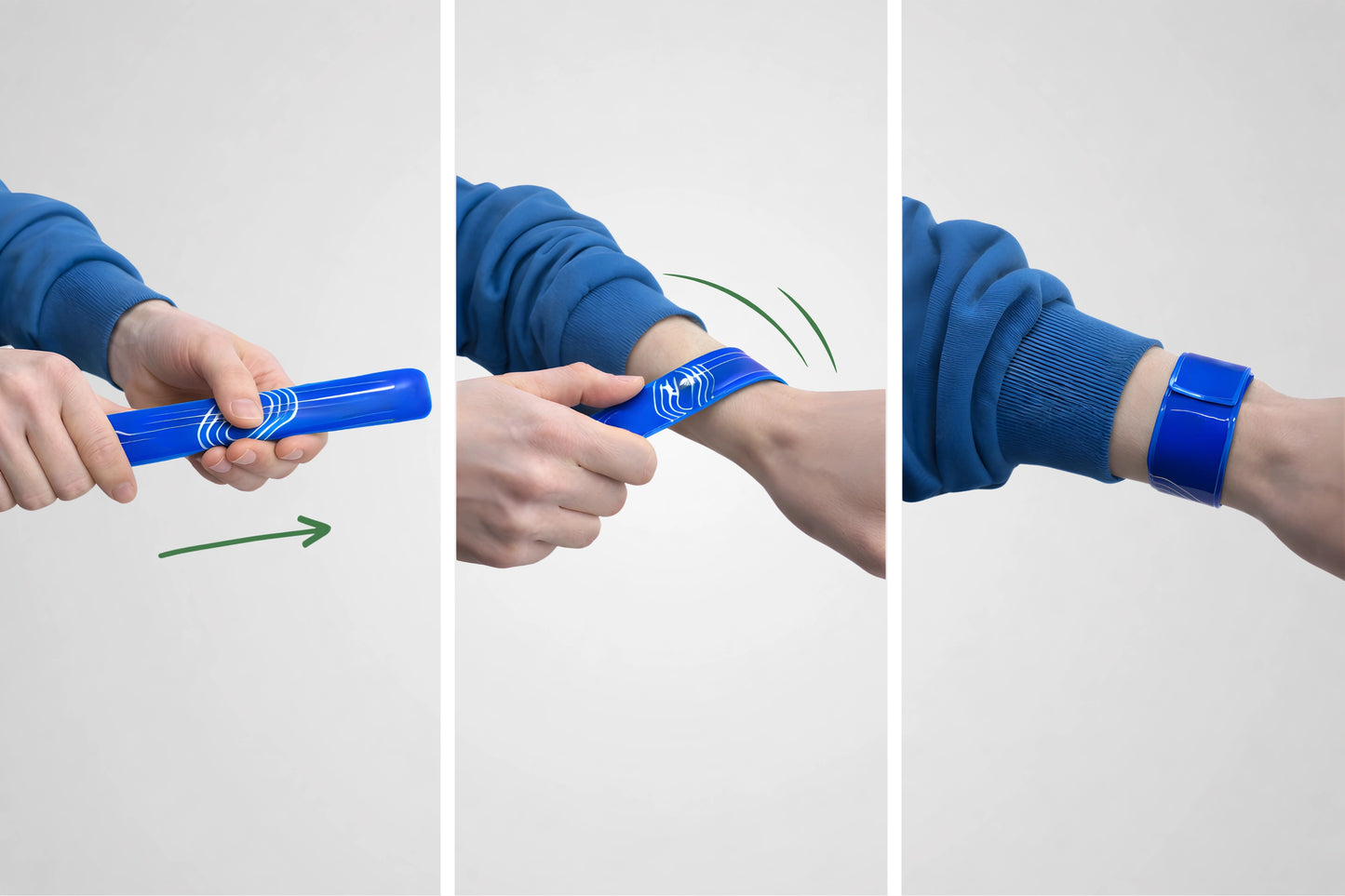 Faarfbedruckte Slap Bracelets
